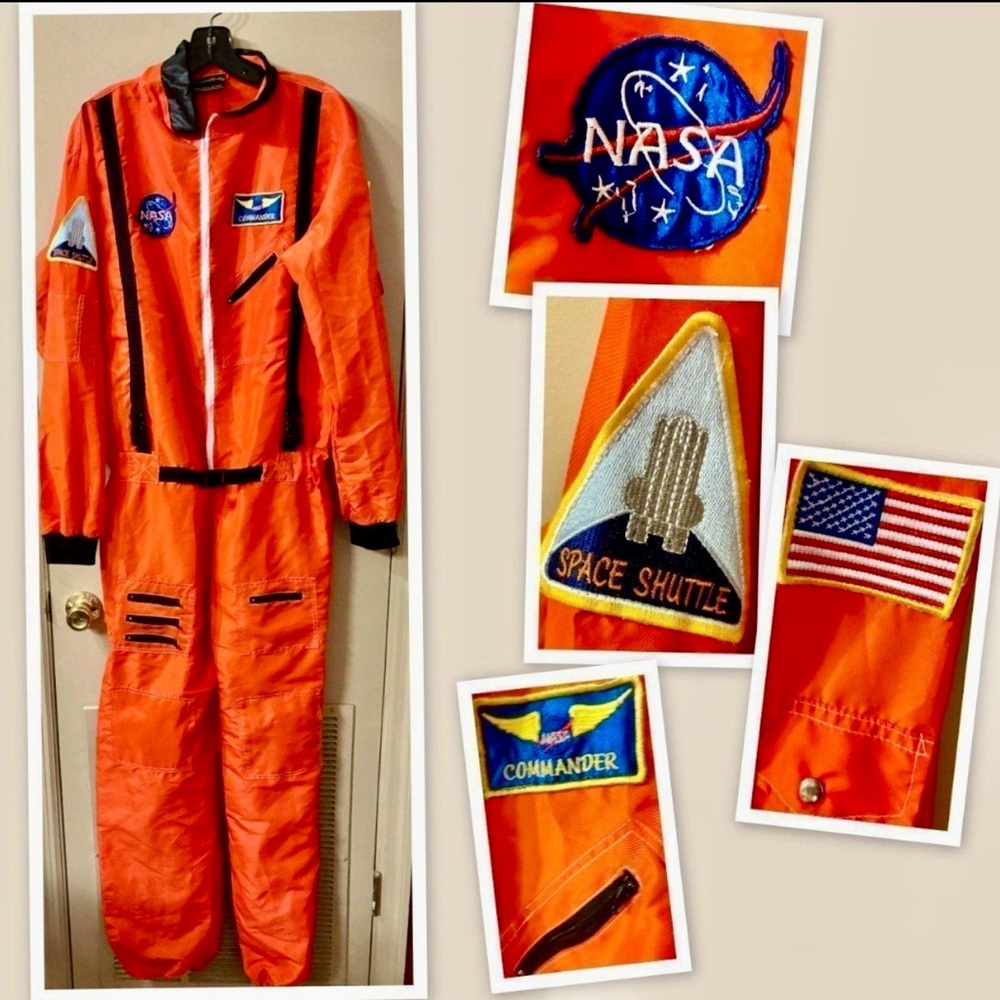 Underwraps Orange Astronaut Costume